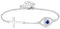 DAYLINLOVE Evil Eye Armband 925 Sterling Silber Kreuz Blau Evil Eyes Link Für Frauen