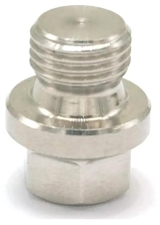 RQLVZHGK M10x1.0mm Male 304 Stainless Steel Countersunk End with Flange Hex Head Socket Pipe Fitting MAYAIYIN