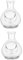 DECHOUS 2pcs Stylish Wine Carafe Ice Ice Liquor Decanter Wine Pourer Ice Pocket for Elegant Wine Tasting