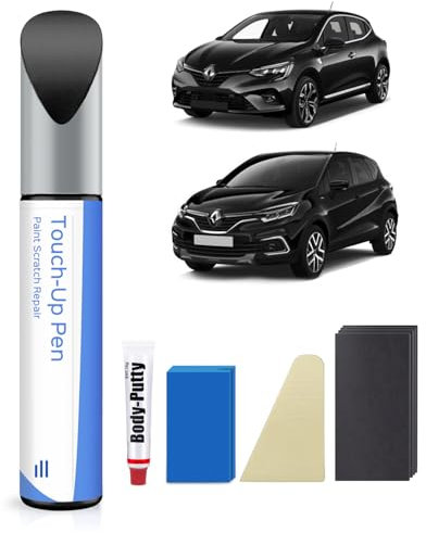 GNE Noir Etoile Nacre Kit de retouche pour Renault Correspondance exacte - Réparation des rayures et des écaillages