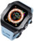 IOTUP Kit di modifica di lusso in metallo da 49 mm, per Apple Watch Ultra 49 mm, in acciaio inox, cinturino in silicone da 49 mm, For 49mm, Agata