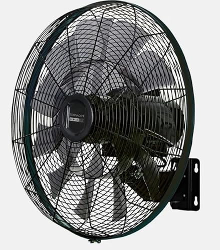 Tornado 18-Inch DC Wall Mount Fan with Remote Control, Industrial Grade, Natural Wind Effect