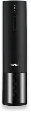 Tire bouchon électrique Bartelli – Ouverture automatique en un geste – Inclut coupe‑capsule et batterie USB‑C – Design élégant et résistant