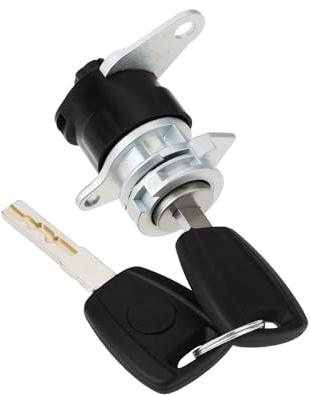 VGOL Cylindre de Serrure de Porte de Voiture avec 2 Clés Compatible avec Fiat Fiorino Qubo Doblo