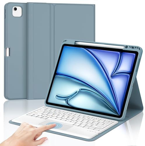 Tastiera per iPad Air 13 M4 2026/M3 2025/M2 2024/iPad Pro 12.9 3-6 Gen
