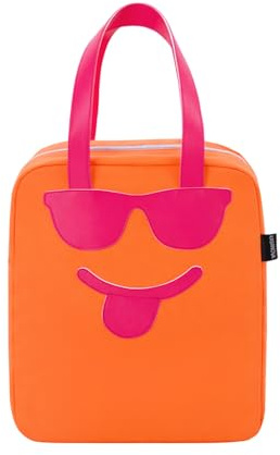 KASANOVA Borsa termica impermeabile 8,5 L arancione linguaccia con manici