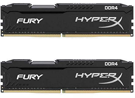 HyperX - HX426C16FB2K2/16 - FURY DDR4 16Go (Kit 2x8Go), 2666MHz CL16 DIMM XMP - Noir