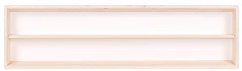 Alsino V-90.2A Vitrine Spur HO & N Regal H0 90 cm 2 Fächer mit Nuten