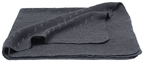 Reiff Baby Wickeltuch Sissi aus 70% Bio Merinowolle Babydecke (fels)