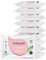 DYMACARE Flushable Wet Wipes | Large Unfragranced Gentle Moist Body Cleansing Wipes with Aloe Vera | Plant Based Biodegradable Personal Care Wipes for All The Family | 10 Packs (240 Wipes in Total)