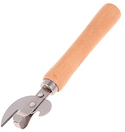 MXXHFC Abrelatas, abridor de Botellas de Cerveza de Madera de Acero de Corte Lateral Manual para Restaurante, Camping, abridor de Botellas