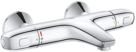 GROHE Thermostat-Brausebatterie GROHTHERM 1000 ohne Anschlüsse chrom