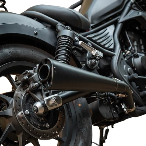 Motorrad Auspuff Schalldämpfer für Rebel CMX 500 300 2021 2022 2023 2024 Edelstahl Spitze Schwanz Link Mid Volle System schalldämpfer