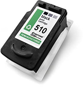 EuroPro Patrone kompatibel für Canon MX320 MX330 MX340 MX350 MX360 MX410 MX420 ersetzt PG510 BK