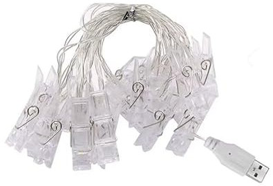 Led Photo Clip Luci Stringa USB Batteria Alimentazione Molletta Foto Cornice Ghirlanda Luce Fata Indoor Camera da letto Decor Matrimonio San Valentino