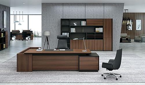 JV Möbel Ecktisch Schreibtisch + Schrank Regal Holz 2tlg. Set Büro Einrichtung Sofort