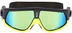 Huub Ryft Open Water Schwimmmaske Met Schwarz/Gelb - Polarisiertes Gold