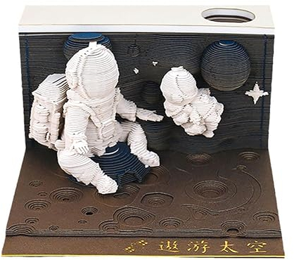 3d Memo Pad 2024 Kalender Notizblock Papier Skulptur Geschenk Nette Weltraum Reisen Geburtstag Papier Geschenk Hinweis Für Hochzeit