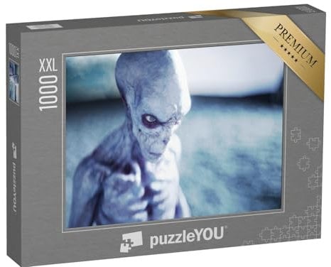 Puzzle 1000 Teile XXL „Alien auf Planet, eine 3D-Illustration“ – aus der Puzzle-Kollektion Fantasy
