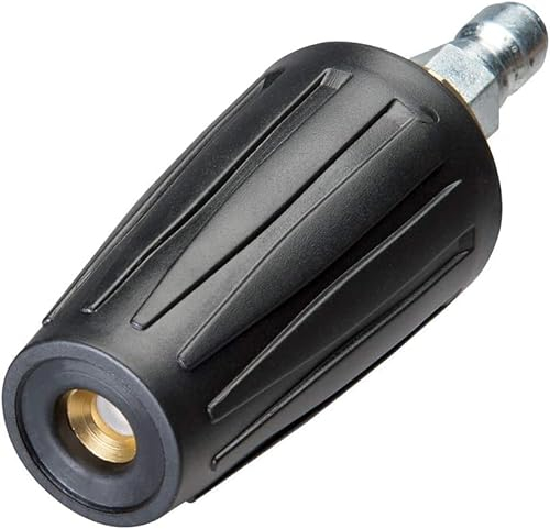 YUET Accessori per idropulitrice Ugello turbo rotante, 2,5 GPM 3600 PSI 025 Ugello a spruzzo rotante 025 Pistola a spruzzo 1/4 Connessione rapida, Accessorio per pistola per idropulitrice (025)