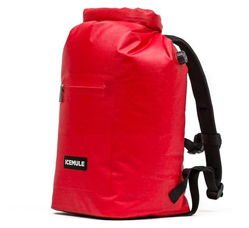 ICEMULE Jaunt Faltbarer Rucksack-Kühler - Hände frei, 100% wasserdicht, 24+ Stunden Kühlung, weiche Seitenkühler