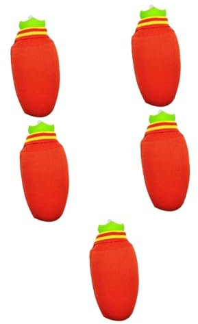 Beavorty 5 Pièces Bouteille D'eau Chaude Bouillotte Micro-ondable Chauffe-mains Confortable Accessoire D'hiver Poche à Eau Chaude Confortable Ventre Épaissir Gel De Silice Accessoires