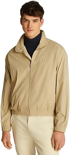 Tommy Jeans Veste Coupe-Vent Homme Essential Col Montant