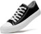 sharllen Ladies Canvas Shoes Women, Unisex Lace up Plimsolls Pumps Low Top Trainers for Men Casual Sneakers Canvas Plimsoles Flat Shoes(Black 280)