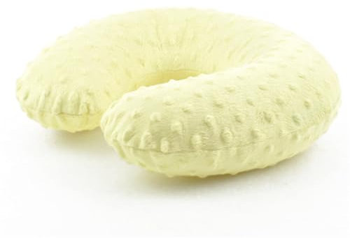 Ueiwffzo Nackenhörnchen Aufblasbares Nackenkissen Leichtes Reisekissen, Auto Flugzeug Neck Pillow für Erwachsene & Kinder (Gelb)