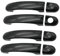 Türgriff Abdeckung Styling 3 Farbe Für VW Für T5 Für T6 Für Transporter Für Caravelle Für Multivan Für California Auto Türgriff Abdeckung Trim Türgriff Außen