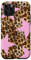 iPhone 11 Pro Cheetah Leopard Cute Pink Star For Girl Women Case