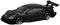 XGFFBAGB 1/64 Für RS5 DTM Druckguss Fahrzeug Kunst Geschenk Spielzeug(Black,with Box)