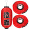 Muteitt 3 Pièces Lanterne De Style Japonais Décorations De Fête Lanterne Rouge Lanterne Suspendue Traditionnelle Décorative pour Intérieur Extérieur Maison Bar Restaurant