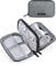 bagsmart Electronics Organizer Travel Case, Cable Organiser Pouch, Travel Essentials, Tech Organiser, Travel Accessories Bag for Charging Cable, Flash Drive, Power Bank, USB, Grey
