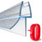 Vierteaguas mampara | goma mampara ducha | perfil plastico mampara | recambio goma mampara | para mampara bañera de 6mm a 8mm | Ajustable | PVC rígido | color cristal transparente. | MODELO Y, 90 CM
