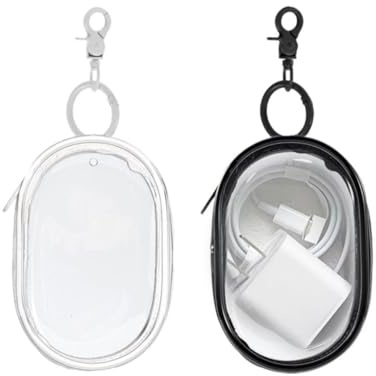 2 Pieces Clear Doll Display Bag,Clear Figure Display Bag,Portable Figures Storage Bag,Zipper Closure Collectibles Organizer,Suitable For Most People