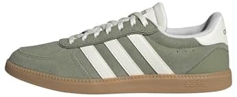 adidas Damen Breaknet Sleek Shoes, Tent Green/Core White/Gum 3, 41 1/3 EU