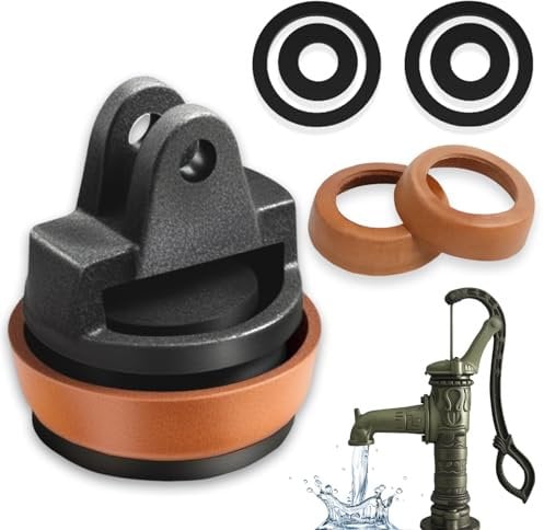 YUJUVI Pistone di ricambio per pompe a dondolo Set di Rondelle e Stantuffi in Finta Pelle pistone completo per pompe dell'acqua tipo 75 pompa da giardino pompe acqua