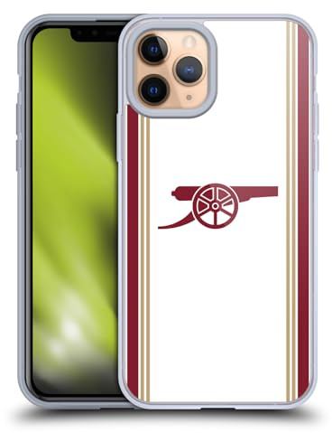 Head Case Designs Officially Licensed Arsenal FC Third 2025/26 Kit Gel Case [Military Grade Protection] Compatible with Apple iPhone 11 Pro and Compatible with MagSafe