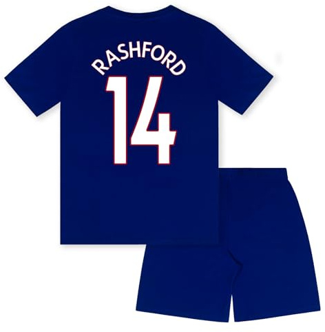FC Barcelona Boys Short Pyjamas Rashford 14 Reflex Blue - Age 10-11 Years