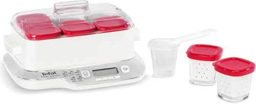 Tefal - Multi Delices Express yogurtiera 6 vasi formato compatto - Rosso