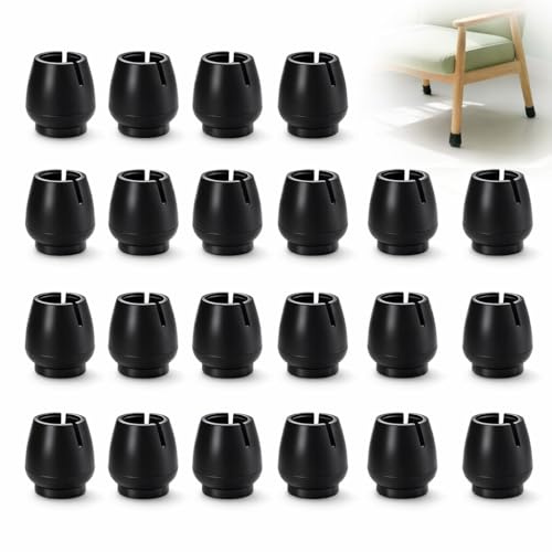 40PCS Protection Pied de Chaise, 12-16mm, en Caoutchouc pour Meubles, Embout P-ied De C-haise Antiderapant Et Protege P-ied De C-haise pour Sols, Utilisation Maison Bureau Et Espaces Professionnels
