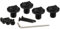 Fox Black Label QR Conversion Kit - Adapter für Buzzer Bars, Bankstickadapter, Rutenhalterung, Vorrichtung für Banksticks zum Karpfenfischen