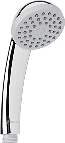 Cornat Handbrause Amarela - 67 mm Kopfdurchmesser - verchromt - 1 Strahlart - Anti-Kalk & Wasserspareinsatz / Brausekopf für Dusche & Badewanne / ECO-Duschbrause / TECB3472