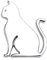 Metall Auto Aufkleber, Asudaro Auto Emblem Aufkleber Auto 3d Logo Metall Katze Abzeichen Aufkleber Auto Aufkleber Kratzer Dekoration Auto Emblem Selbstklebend Auto Styling Dekorationen Zubehör,Silber-