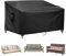 Bossvel Gartenbank Abdeckung, Gartensofa Abdeckung Wasserdicht,3-Sitzer Sofas Bank Abdeckung Loungesofa Plane,Outdoor Sofa Abdeckung Winddicht (158x84x81cm)