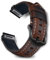 RoYiio Öl-Wachs-Leder Uhrarmband für Garmin Fēnix/Enduro/Epix/Quatix/Marq - QuickFit 22mm Uhrenarmband für Damen und Herren - Dunkelbraun