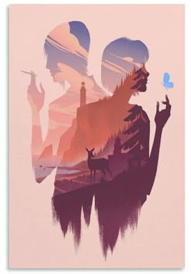 Life Is Strange Minimalistische Gaming-Dekoration für Jungenzimmer, dekorative Malerei, Leinwand, Wandkunst, Wohnzimmer-Dekor, Poster, 30 x 45 cm