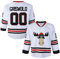 Herren Clark #00 Griswold Movie Hockey Jersey Stitched X-Mas Christmas Vacation, Weiss/opulenter Garten, L