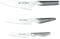 Global Knives 3 Piece Knife Set, 40th Anniversary Limited Edition, Premium Japanese Steel Blades